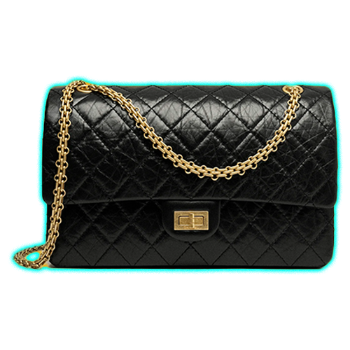 Chanel Large 2.55 Handbag Black
