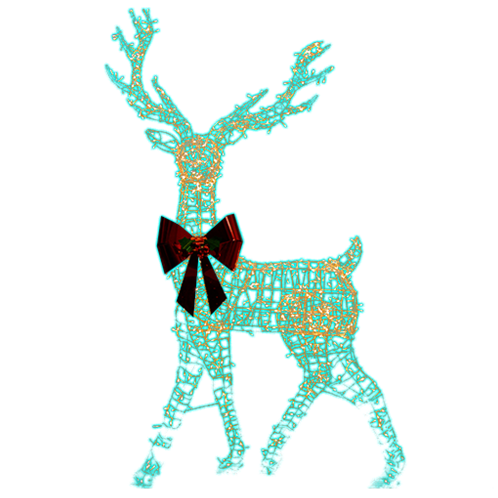 Frida Standing Reindeer with LED Christmas Decoration