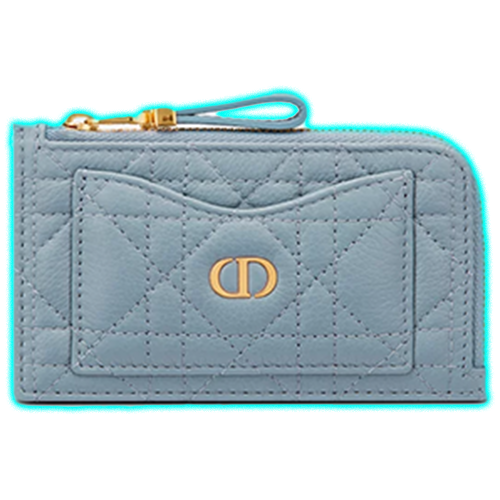 Dior Caro Cosmos Zipped Card Holder
