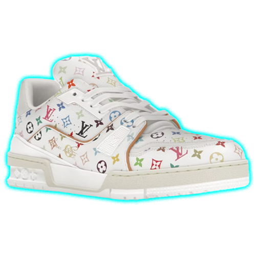 Louis Vuitton LV Trainer Takashi Murakami White