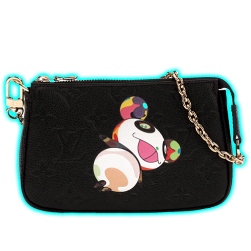 Louis Vuitton x Takashi Murakami Mini Pochette Accessoires Black