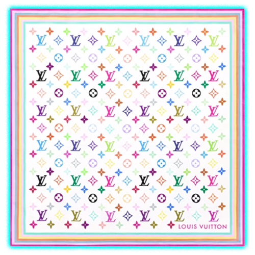 Louis Vuitton x Takashi Murakami Square 55 White Multicolored