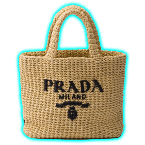 Prada Small crochet tote bag
