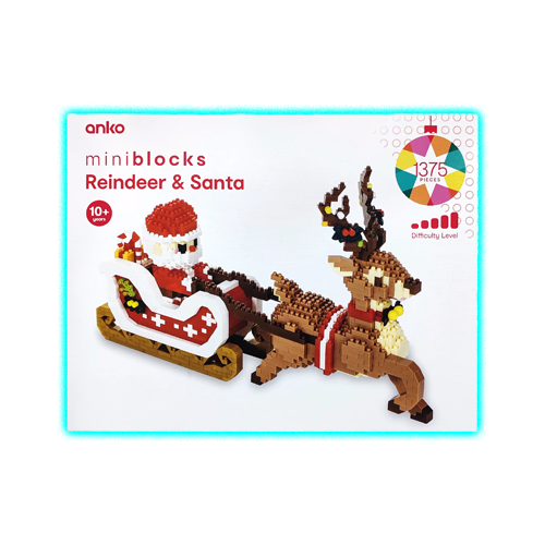 1375 Piece Mini Blocks: Reindeer & Santa
