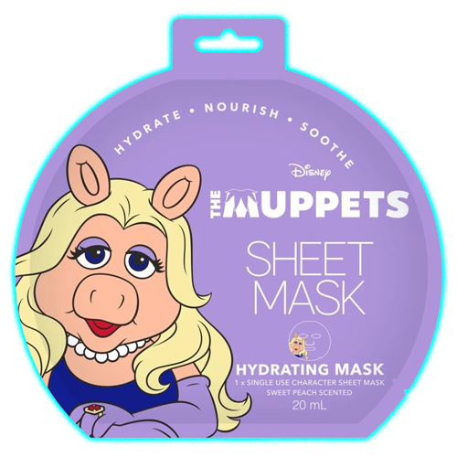 Disney The Muppets Hydrating Sheet Mask 20ml - Sweet Peach Scent
