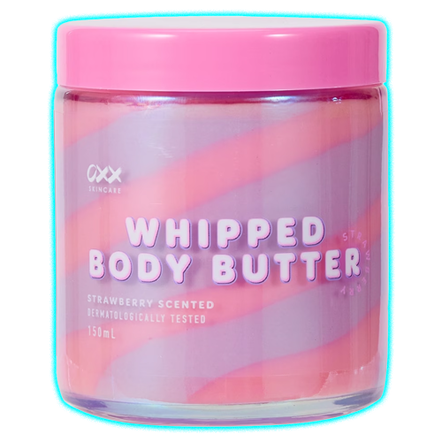 OXX Skincare Whipped Body Butter 150ml - Strawberry Scented