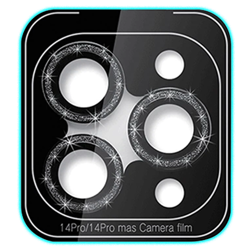 Camera Lens Protector for iPhone14 Pro & 14Pro Max -Bling Black