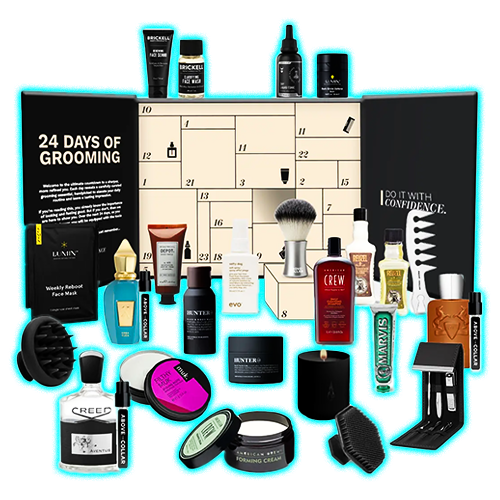 Above The Collar Men's Grooming Advent Calendar Gift