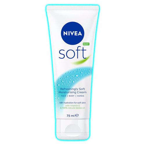 Nivea Soft Moisturising Cream 75ml - Jojoba Oil and Vitamin E