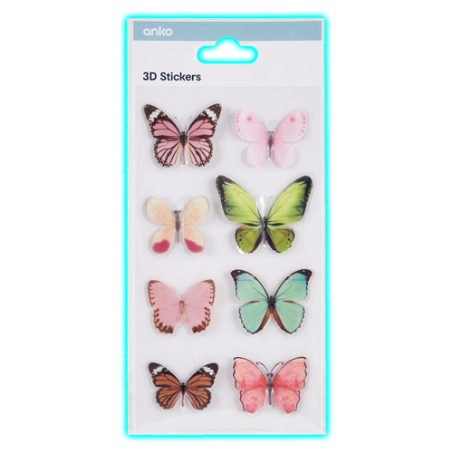 3D Stickers Sheet