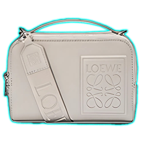 Loewe Mini crossbody camera bag in satin calfskin