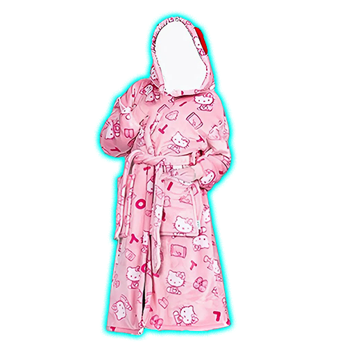 Hello Kitty Sherpa Dressing Gown Licensed