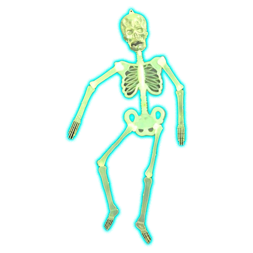 Glow in the Dark Skeleton Decoration 32cm