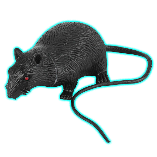 Giant Black Rat Decoration