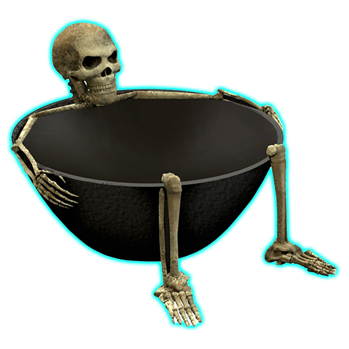 Boneyard Skeleton Bowl