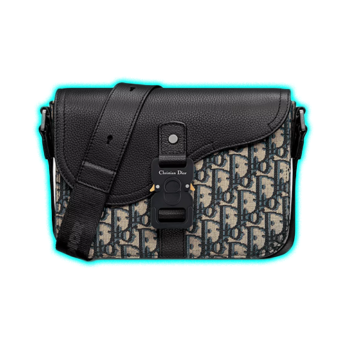 Dior Small Saddle Messenger Bag with Flap