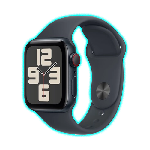 Apple Watch SE 40mm Midnight Aluminium Case GPS Sport Band