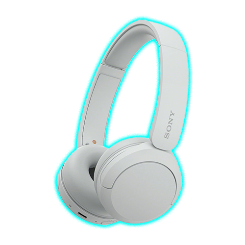 Sony WH-CH520 Wireless On-Ear Headphones (White)