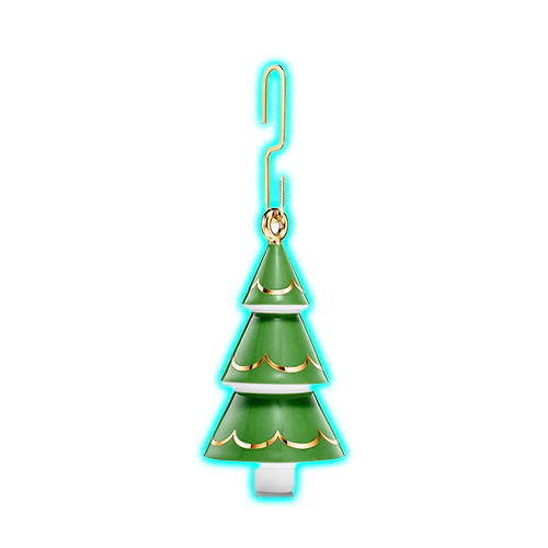 Tiffany Christmas Tree Ornament