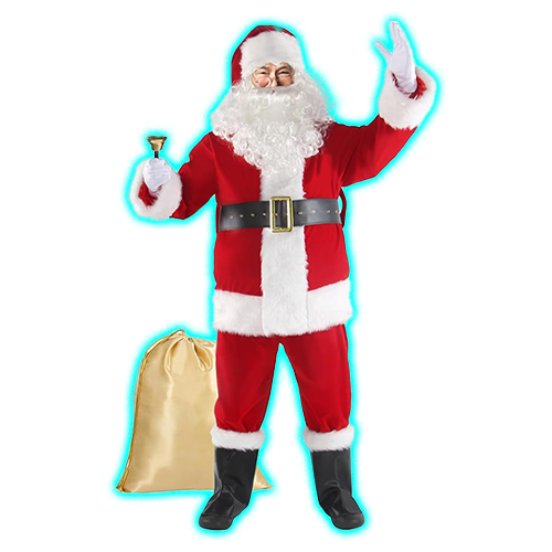 Boveco Christmas Santa Claus Costume
