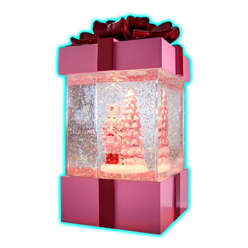 Light & Sound Present Snow Globe