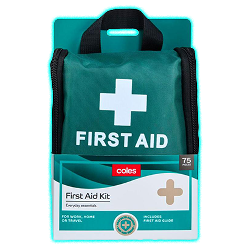 Coles First Aid Kit 75 Piece | 1 each