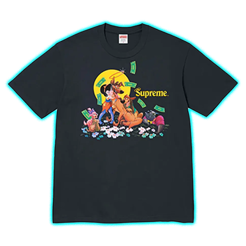 Supreme All Dogs Go To Heaven graphic T-shirt