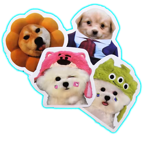 Puppy Stickers (30pcs)