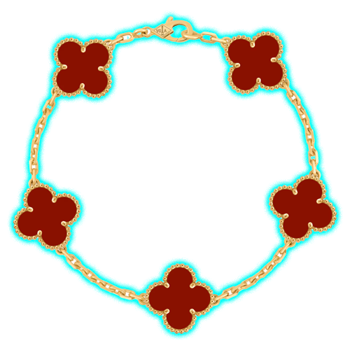 Van Cleef & Arpels Vintage Alhambra bracelet, 5 motifs