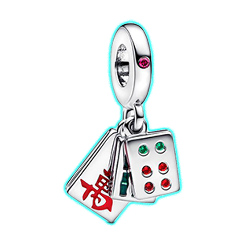 Pandora Mahjong Triple Dangle Charm