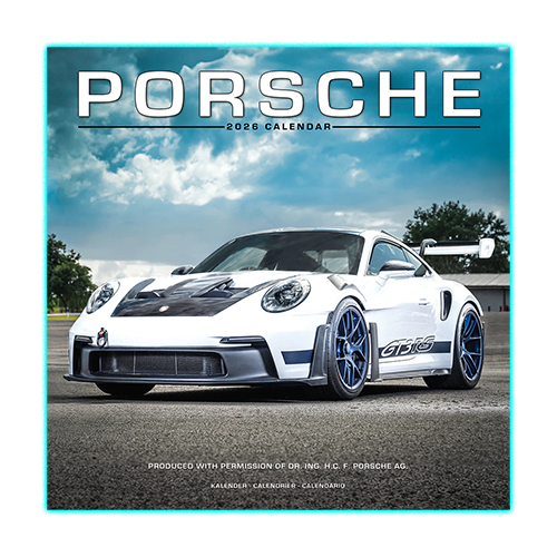 Porsche 2026 Square Wall Calendar