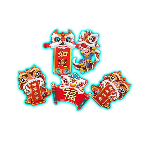 Chinese Lion hanging decorations