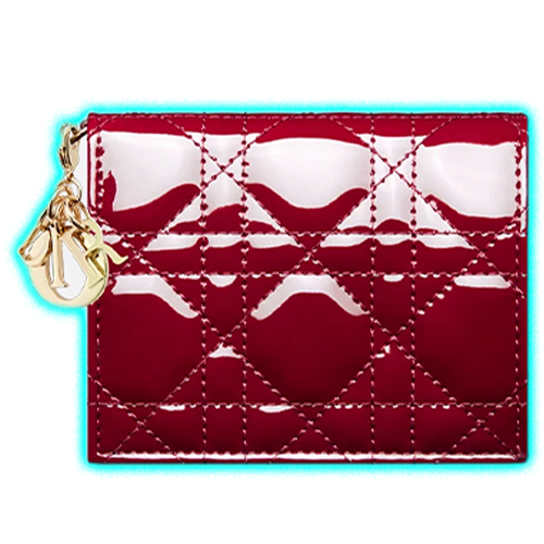 Mini Lady Dior Gardenia Wallet