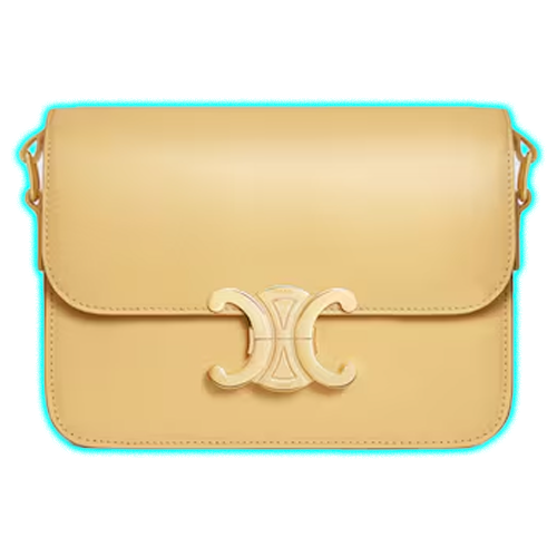 Teen Triomphe Bag in shiny calfskin