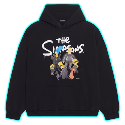 Balenciaga x The Simpsons Wide Fit Hoodie