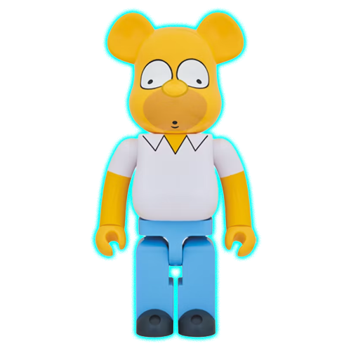 Bearbrick x The Simpsons Homer Simpson 1000%
