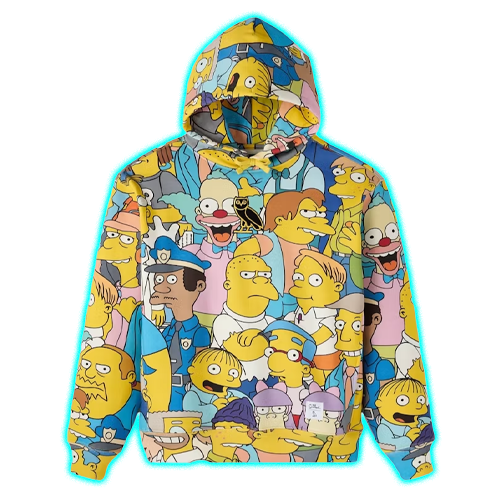 OVO The Simpsons All Over Print Hoodie