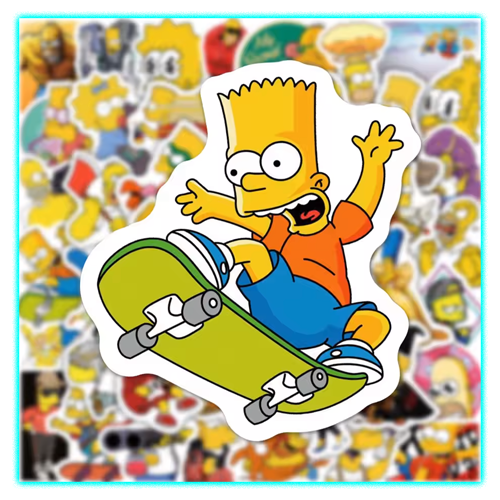 10pcs Simpsons Sticker