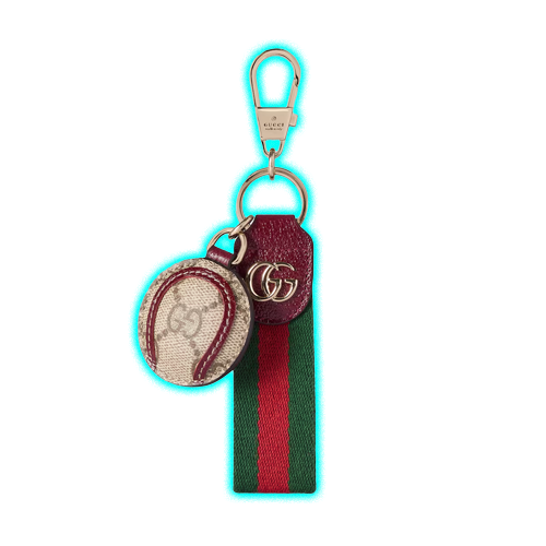 Gucci Tennis keychain with Web