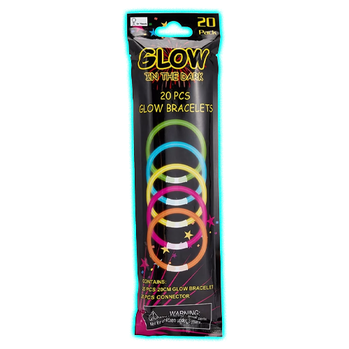 20 Pack Glow Bracelets