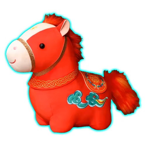 Lucky Horse Plush Toy