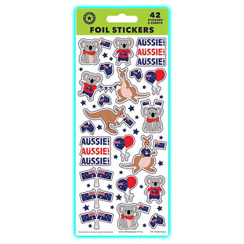 Artwrap FSC Sticker Sheets Australia Day