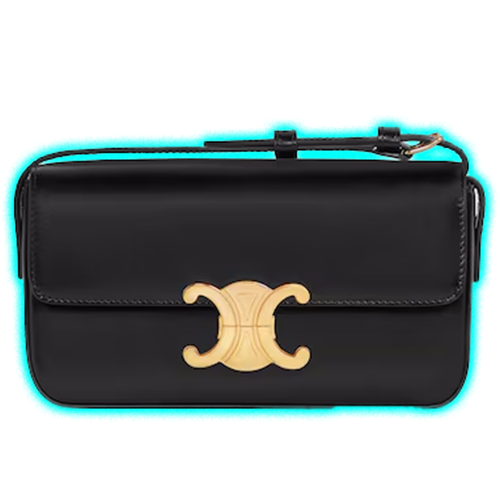 Celine SHOULDER BAG CLAUDE IN shiny calfskin