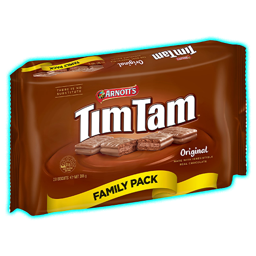 Arnotts Tim Tam Original Family Pack Chocolate Biscuits 365g