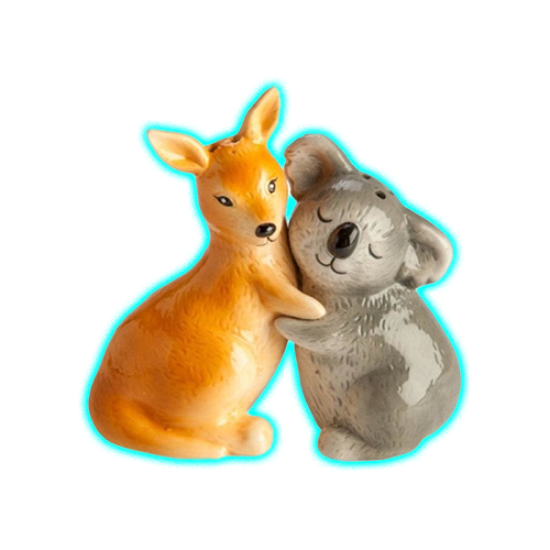 Australiana Salt Pepper Set