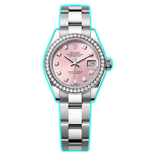 Rolex Lady-Datejust Oyster white gold and diamonds