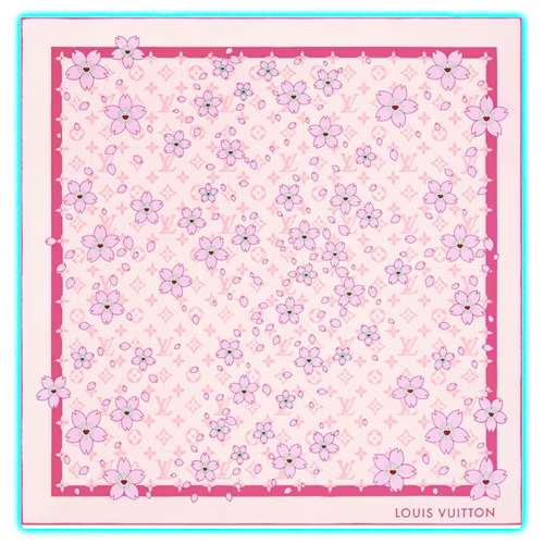 Louis Vuitton Monogram Cherry Blossom Square