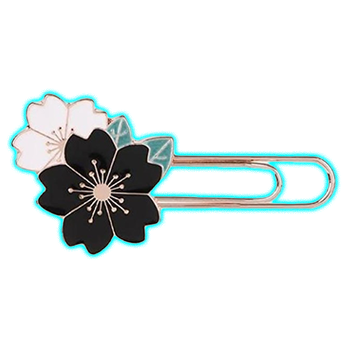 Cherry Blossom Metal Paper Clip