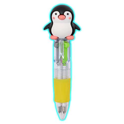 Studymate Novelty 4 Colour Pen Penguin