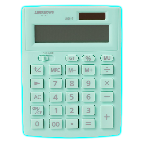 J.Burrows 12 Digit Desktop Calculator